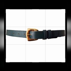 Forest Green Belt with Gold Buckle